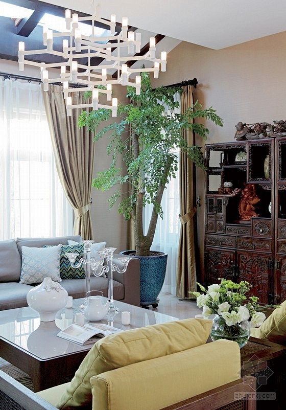 中式主义别墅设计 让你的房间充满古典韵味...