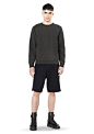 T by ALEXANDER WANG QUILTED JACQUARD BASKETBALL SHORTS
