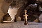 Ivo Bisignano Solo Exhibition Human Forms in Ancient Israel Cave, Photo Shai Epstein | Yellowtrace
