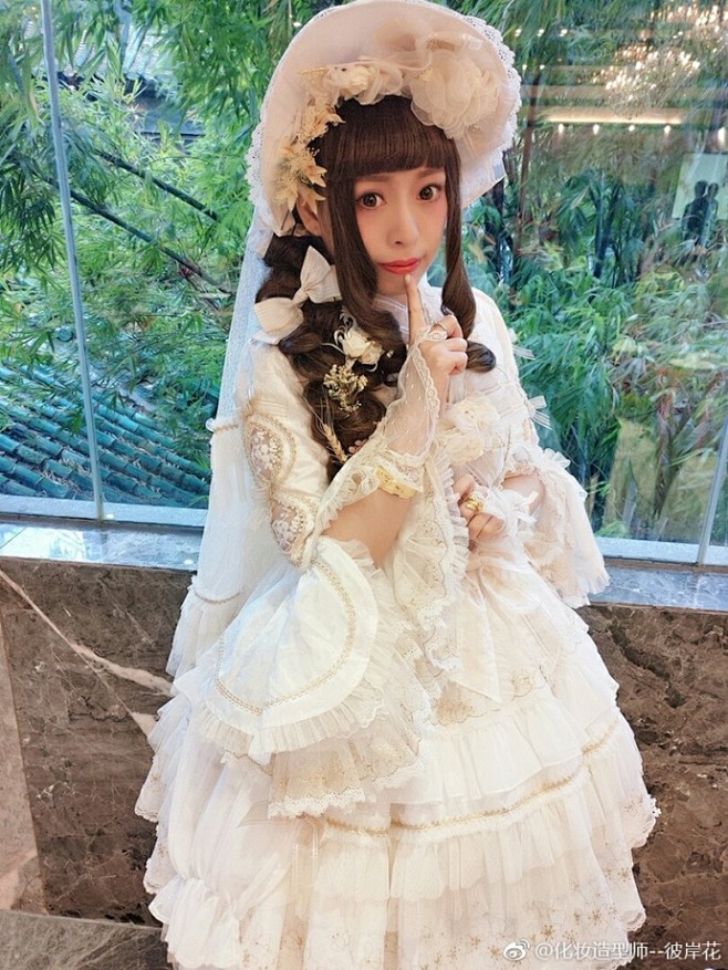 #彼岸花妆造分享#lolita妆造#婚礼...