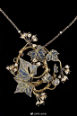 19世纪末法国新艺术运动珠宝设计大师René Lalique的珠宝作品