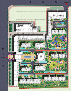 理朋采集到master plan 总平图