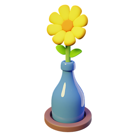 Sunflower Bottle 3D ...