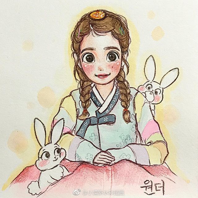 来自韩国插画师的手绘插画作品 
ins：...