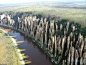 俄罗斯勒拿河的勒拿石柱