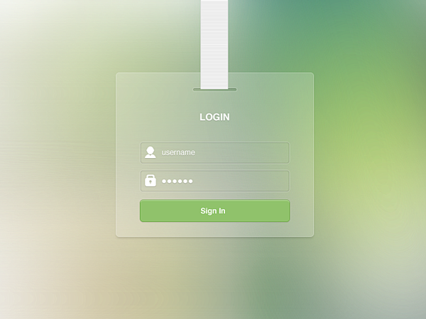 login-free-psd