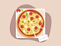 Pizza tomato meal hungry eat delicious food pizza adobe illustrator illustrator design vector illustration