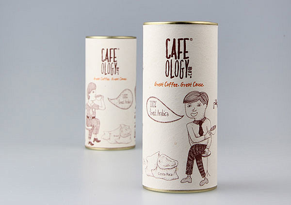 CAFEOLOGY咖啡插画风格包装欣赏 ...