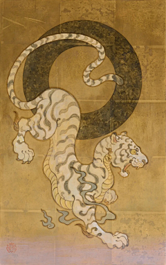 SADIE的小花园采集到插画—动物—猫科