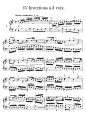 11121巴赫 三部创意曲集 BWV787-801 钢琴谱集 15首 带指法-淘宝网