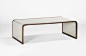 Gabby Home Shelby Coffee Table. Mixes of materials and finishes. Glorious!!!