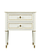 Gorgeous antique nightstand by Celerie Kemble!: 