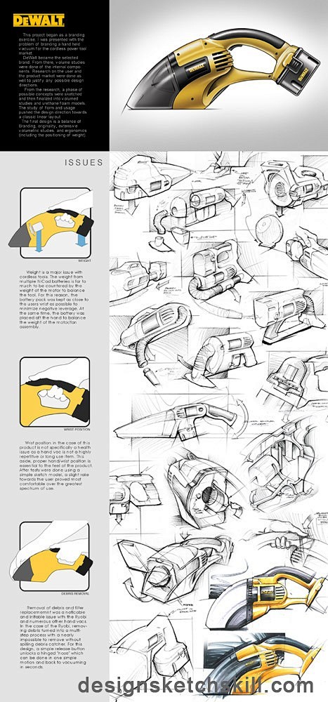 Dewalt 吸尘器设计方案 - 产品设...