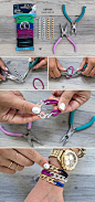 DIY: chain hair tie