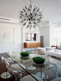 家居装饰空间采集到曼哈顿中城现代公寓设计