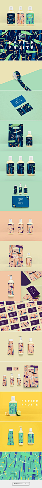 Kiehl's - Papier Fruité on Behance by Don't Try Studio curated by Packaging Diva PD. Fun conceptual packaging project.