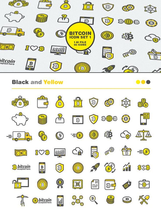 56 Bitcoin Icons - I...