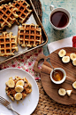 Chocolate Chip Buttermilk Waffles by joy the baker, via Flickr