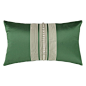 大格局现代新中式美式绿黑蓝色仿真丝串珠抱枕沙发枕样板房多用枕-淘宝网