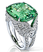 Green Sapphire Wing Ring by Garrard