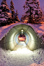 Snow Tunnel, Bavaria, Germany
photo via vvast