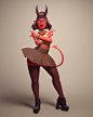 Devil Girl, Julien PARIS : Based on a concept by Deni Dimochka
https://www.artstation.com/artwork/YyvvK