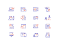 Dashboard data icon settings web illustration workflow outline style mobile ui ui design ui  ux brain activities clean app icons