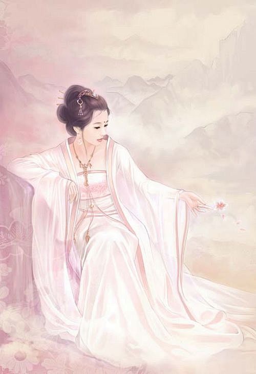 唯美古装美女手绘图片：倾我一世繁华 (7...