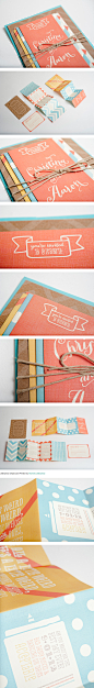 Christina & Aaron Wedding Invitation Suite on Behance