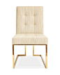 Goldfinger Oatmeal Dining Chair