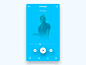 UI practice Music player another color