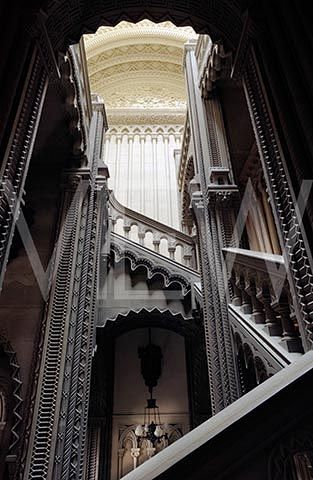 大楼梯彭林城堡，圭内斯，北威尔士