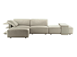 Sectional modular sofa CASSIOPEA - Poltrona Frau