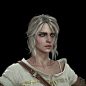 The Witcher 3: Wild Hunt - Ciri , Titania G Han : for study Substance Painter.I tried to make it as similar as possible to concept art sheet in Witcher 3.But it was so hard to make the mapping look like with the Substance Painter.