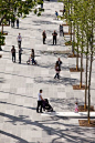 Place de la République, Paris, redesigned by TVK (Pierre Alain Trévelo & Antoine Viger-Kohler). Click image for fully-illustrated description, and visit the slowottawa.ca boards >> http://www.pinterest.com/slowottawa/