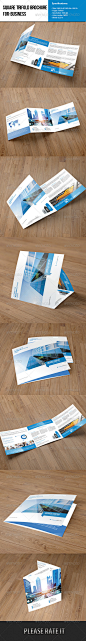 Square Trifold- Business - Corporate Brochures