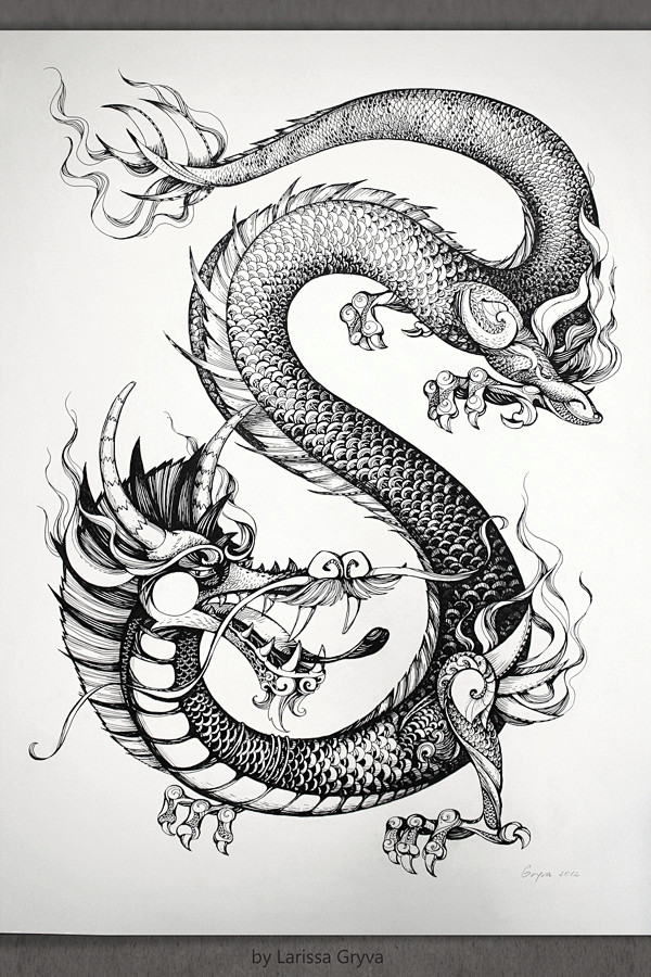 Dragons on Behance