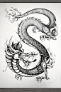 Dragons on Behance