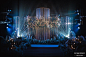 水晶亮片帘铁艺背景装饰婚礼-国外婚礼-DODOWED婚礼策划网