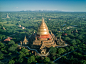 MYANMAR Temples from Above