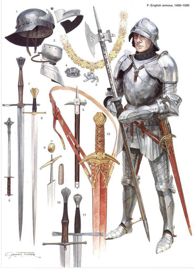 中世纪骑士原画概念设计图（附下载） - ...