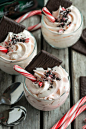 No-Bake White Chocolate Peppermint Cheesecakes