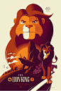 "Reinvented Disney posters by…" in Poster : Reinvented Disney posters by Mondo-The Lion King