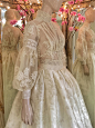 Edwardian style lace and silk wedding dress by Joanne Fleming Design