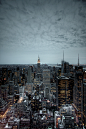 Midtown Skyline with Empire State Building from the Rockefeller Center, Manhattan, New York City