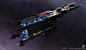 Fractured Space - Hunter Design, Mike Hill : Hunter Spaceship design for Edge Case Games' title "Fractured Space"