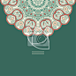 Vector round decorative design element #框#