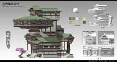 麦大超采集到C-场景物件-国古风建筑样式