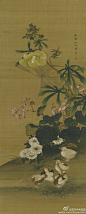 #2014東京中央5月珍藏拍賣精賞#【百年珍藏】Lot. 0008沈銓（1682-1760）雛戲圖 設色絹本 立軸 103×40cm 約3.7平尺 預展：5月3日 (週六) 10：00-19：00 拍賣：5月3日 (週六) 17:00~ 地點：東京圓頂飯店璞利斯姆大廳