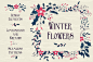 Winter Flowers Backgrounds